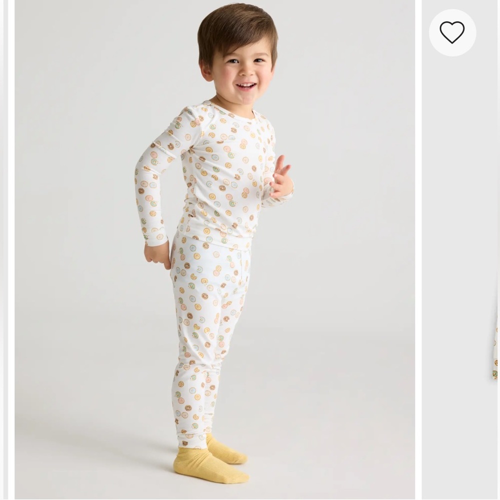 QUINCE Bamboo Long Sleeve and Pant Pajama Set - 3T
